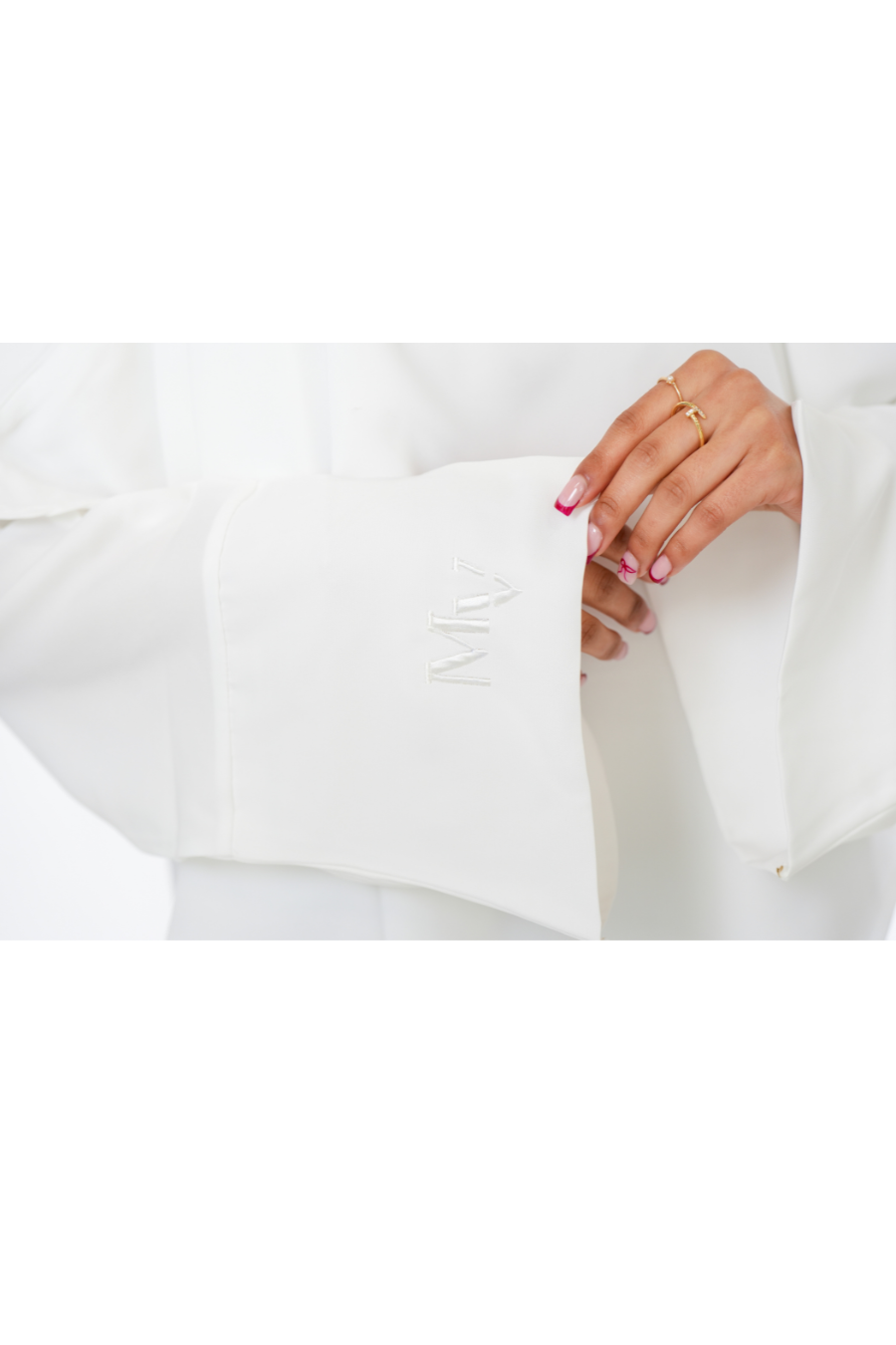 White Khimar Abaya Set